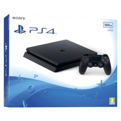 Sony PlayStation 4 Slim 500GB Console in Black Sony PlayStation 4 Slim 500GB Console in Black